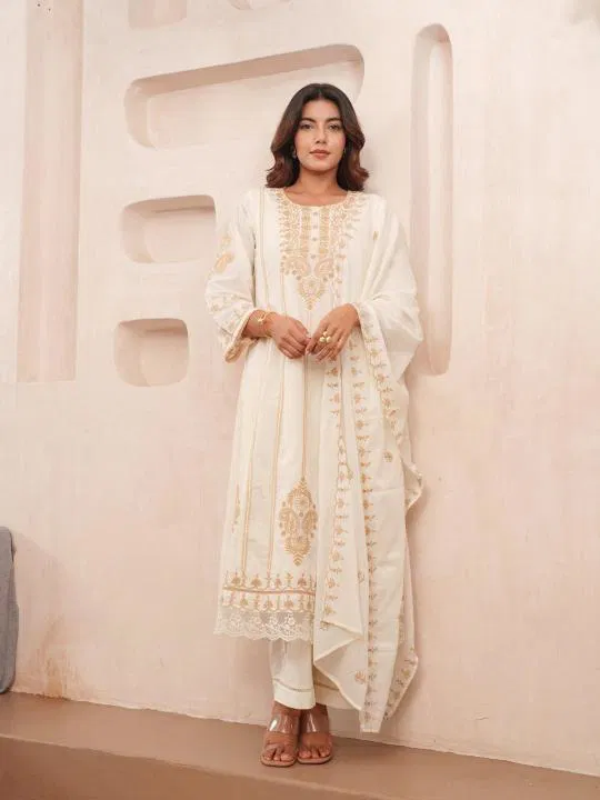 Anarkali Concept By Psyna Cotton Readymade Traditional Dress