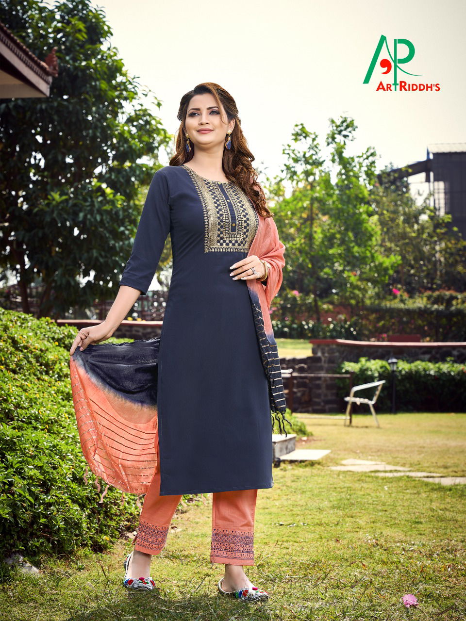 Art Sirat 3 Latest fancy Designer Heavy Festive Wear Ready Made Salwar Suit Collection
