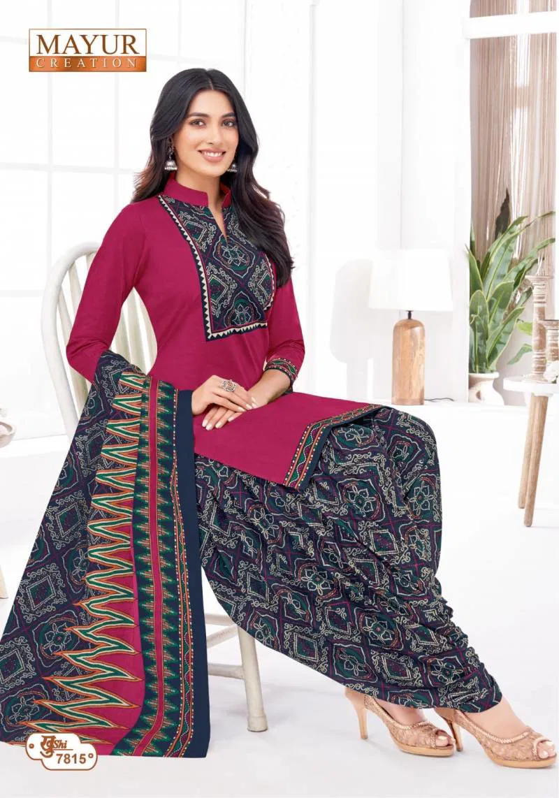 Khushi Vol 78 By Mayur Cotton Dress Material Wholesale Shop In Surat
