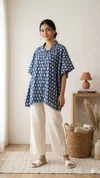 K 924 Vol 2 By Naisha Cotton Printed Kaftan Style Shirt Ladies Tops
