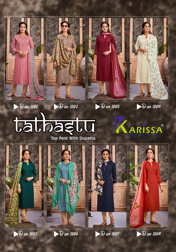 Karissa Tathastu Latest Casual Wear Designer Stylish Ready Made Dress Collection 