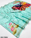 Rajyog Kamal Cotton Tussar Radha Krishna Pallu Printed Saree Wholesale Online