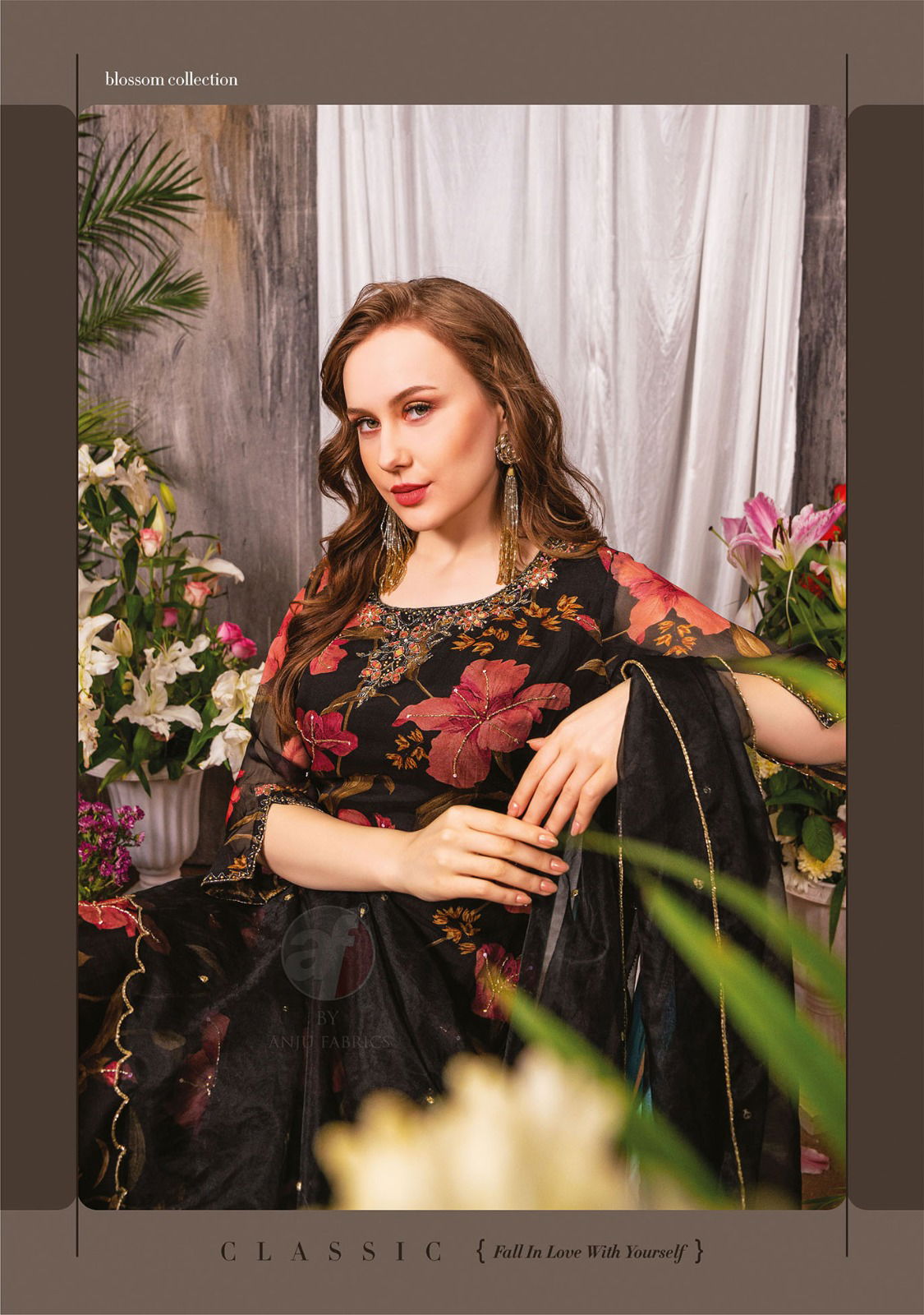 Nazar Vol 5 By Af Organza With Digital Print Kurti Bottom With Dupatta Catalog