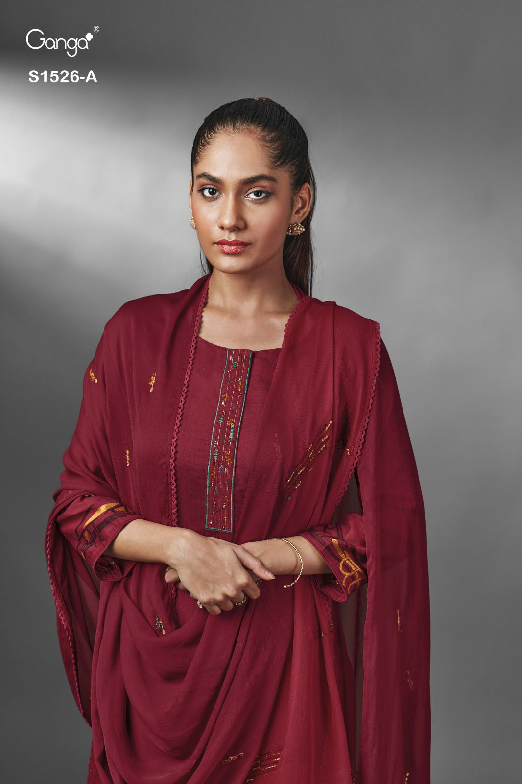 Neera 1526 By Ganga Silk Salwar kameez Catalog