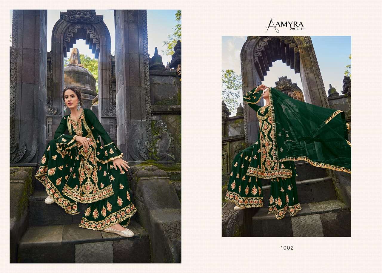 Amyra Celebrity Launch Of Bridal wedding Wear Salwar Suit With Heavy Designer Embroidery and Diamond Work 