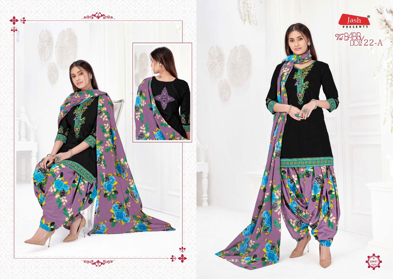 Jash Baby Doll Vol 22 A Latest Designer Pure Cotton Printed Daily Wear Dress Material  