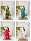 Naisha K 398 Vol 2 Rayon Robi Mirror Work Casual Wear Kurti With Pant Dupatta Exporters In India
