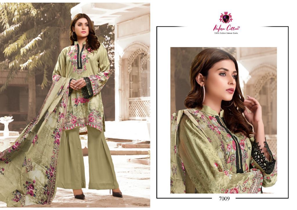Nafisa Sahil 7 Casual Daily Wear Printed Karachi Cotton Dress Material Collection