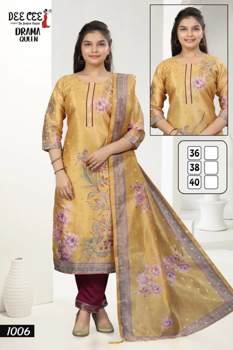 Drama Queen By Deecee Digital Printed Kurti Bottom With Dupatta Suppliers In India