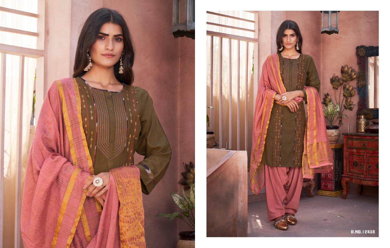 KALAROOP AVENUE PATIYALA Latest Fancy Casual Wear Heavy Flex Rayon With Embroidered Work Readymade Salwar Suit Collection