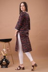 Fr Lace Border 1 Cotton Printed Office Wear Kurti Wholesale Shop In Surat

