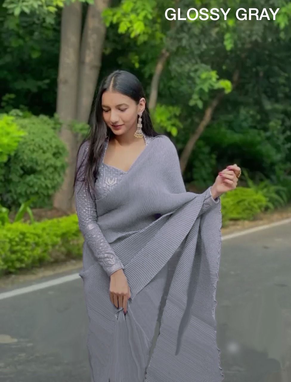 Bt 1082 Crush New Party Wear Georgette Stylish Saree Collection