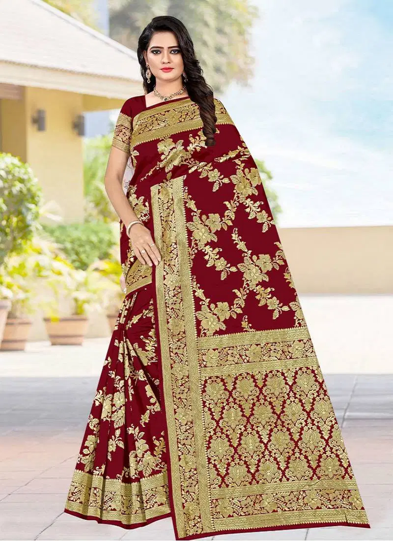 Ronisha 113 Banarasi Silk Festive Wear Saree Online Wholesale