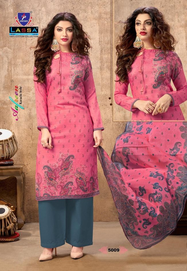 Arihant Lassa Aafreen 5 Casual Wear Karachi Cotton Dress Material