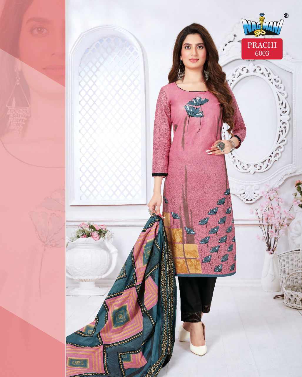 Nagmani Prachi Vol 6 Latest Pure Cotton Printed Daily Wear Dress Material Collection 