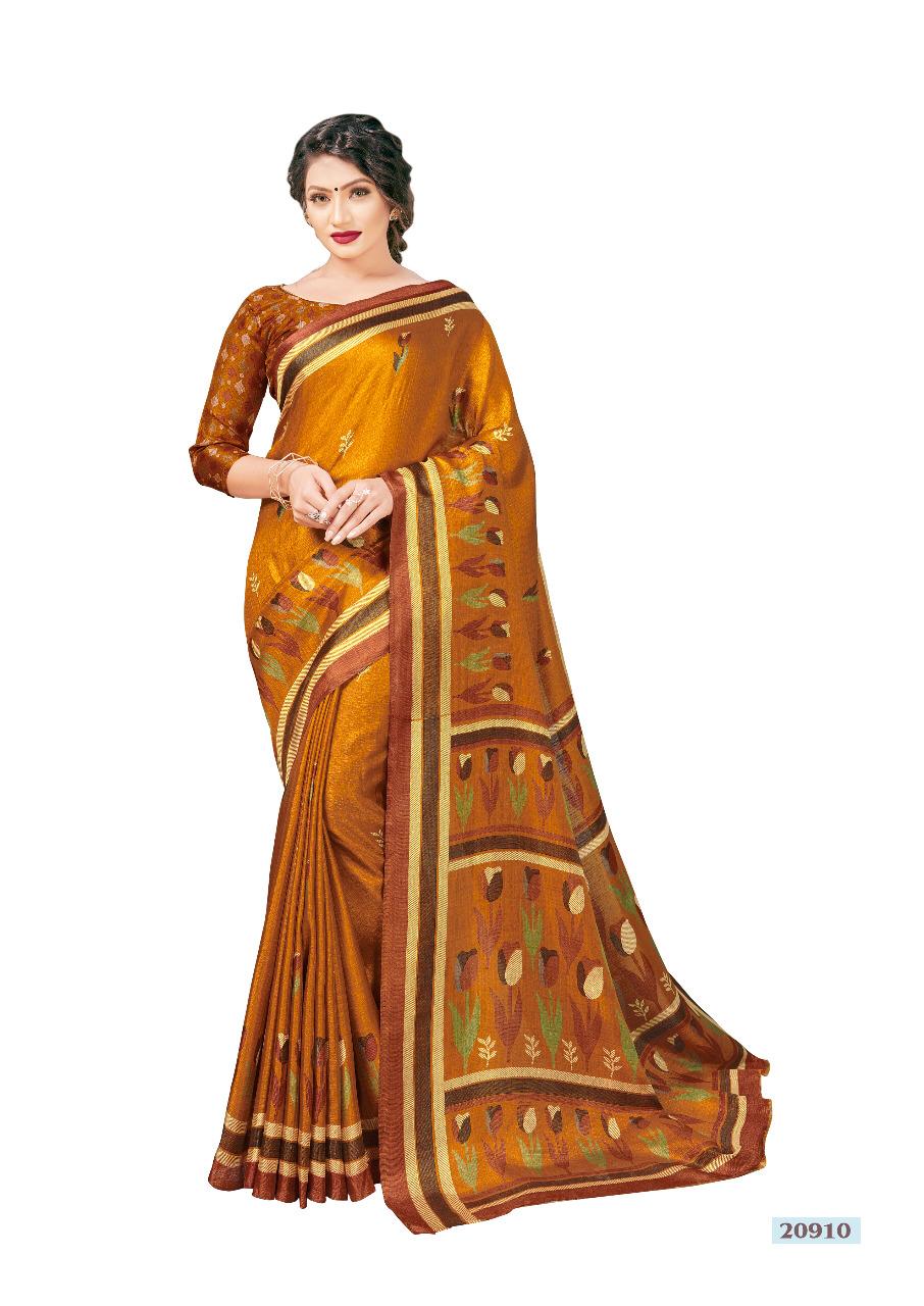 Mintorsi Mysore Silk With Exclusive Print Designer Sarees Collection