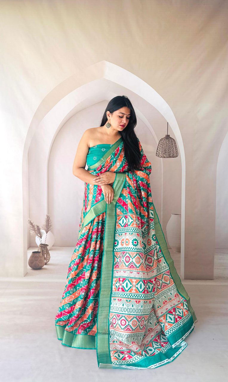 Scmd Mausam Digital Printed Silk Saree Wholesale Clothing Suppliers In India