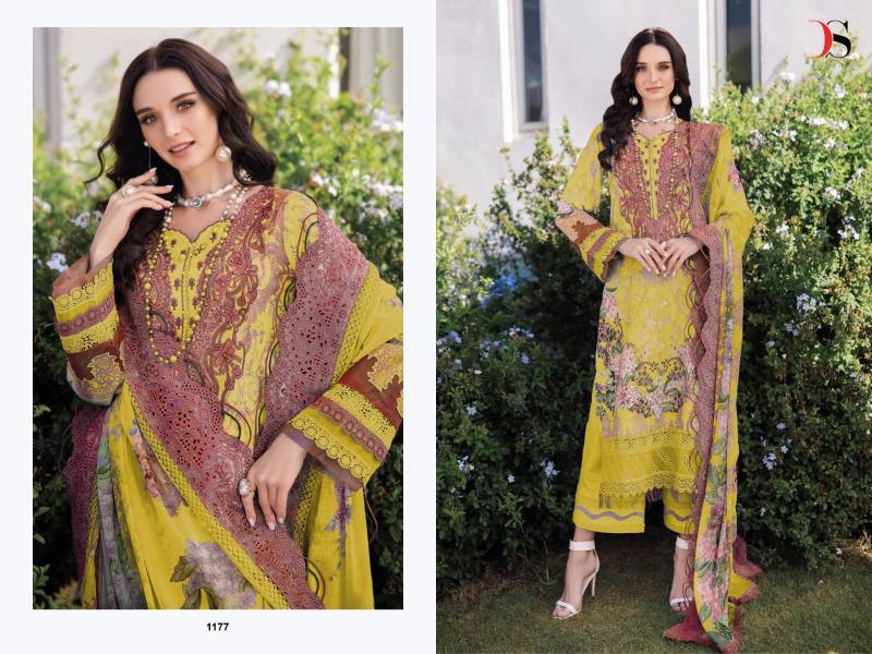Jade Needle Wonder 2025 Vol 2 By Deepsy Cotton Dupatta Pakistani Suits Wholesale Suppliers In India