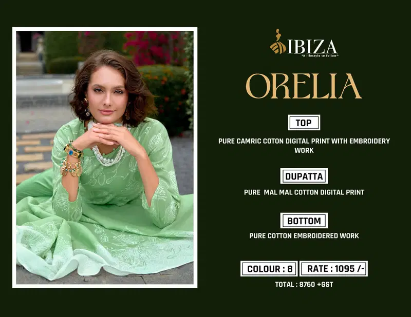 Orelia By Ibiza Camric Cotton Printed Designer Salwar Kameez Online Wholesale