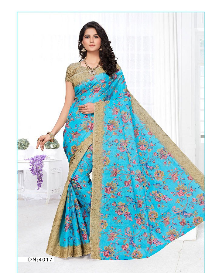 Ganesha Saraswati 4 Latest Daily Wear Pure Cotton Sarees Collection