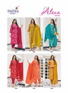Alexa Vol 5 By Radhika Vertican Silk Kurti With Bottom Dupatta Wholesale Price In Surat