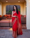 Soft Silk 3042 Lichi Soft Silk Jacquard Work Festival Wear Saree Wholesalers In Surat