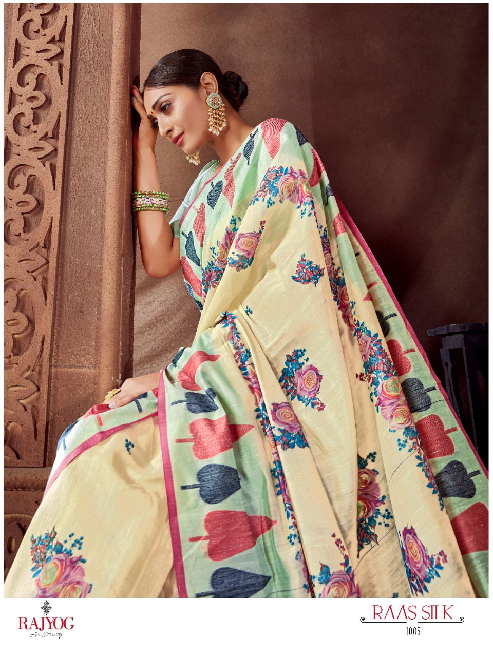 Rajyog Raas Silk Latest Traditional Festive Wear Designer Soft Cotton Saree Collection 