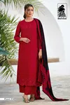 Floret By Sahiba Organza Silk Embroidery Wholesale Dress Material In India