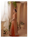 Kasmira By Sayuri Chinon Silk Wholesale Gown Jacket With Belt In India
