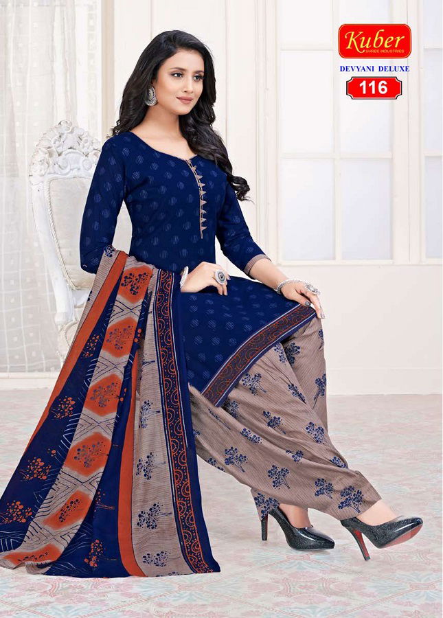 Kuber Divyani Deluxe Printed Latest Fancy Designer Regular Casual Wear Cotton Ready Made Dress Collection

