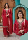 Naisha K 325 Georgette Handwork Top With Bottom Dupatta Bulk Orders In India