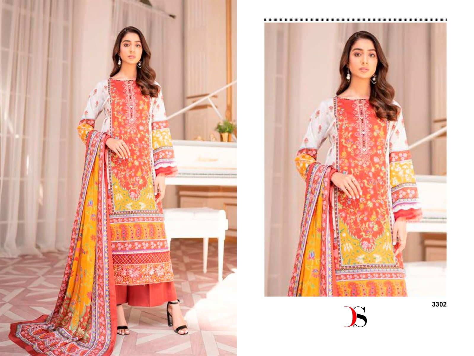 Firodus Morja 2 By Deepsy Cotton Pakistani Dress Material Catalog
