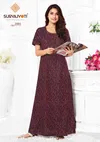 Pearl Vol 2 By Suryajyoti Cotton Printed Nighty Gown Wholesalers In Surat