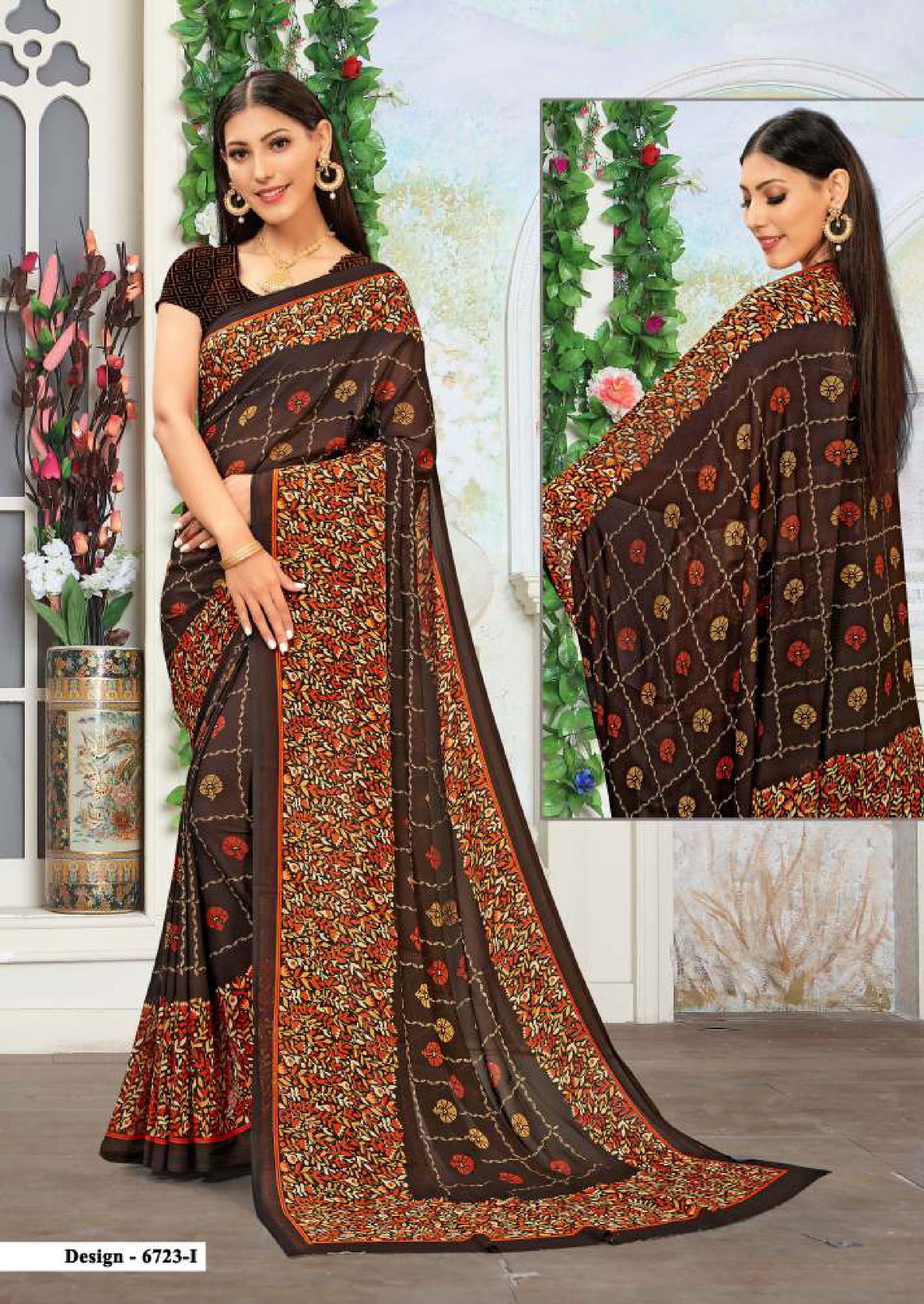 Pankhuri Plus 25 Latest fancy Heavy Rennial Regular Wear Printed Saree Collection
