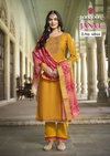 Janvi By Rangoon 4841 To 4844 Embroidery Designer Readymade Suits