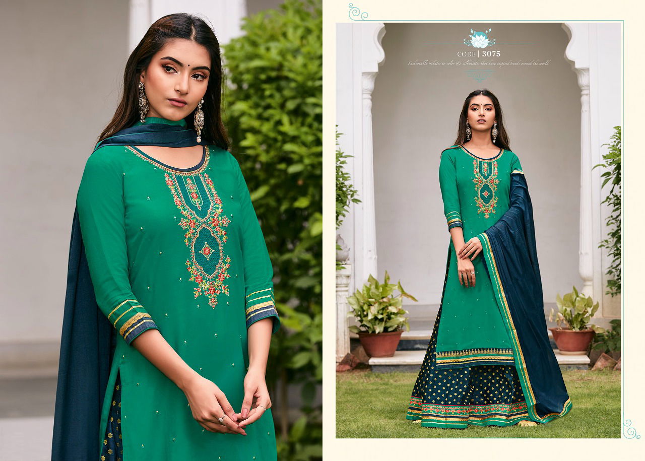 Rangoon Apsara 5 Rayon Designer Festive Wear Rayon Embroidered Latest Readymade Collection
