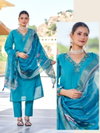 Naisha K 203 Fancy Roman Silk Kurti Bottom With Dupatta Best Wholesale Shop In Surat