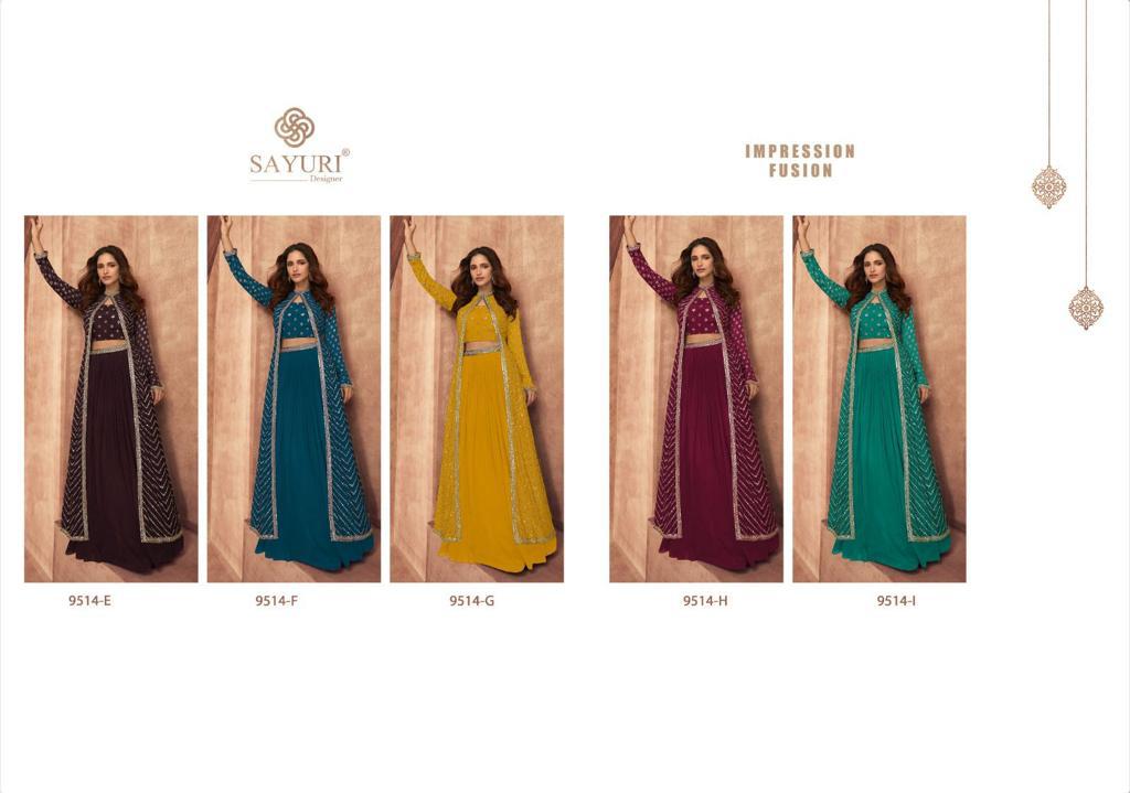 Sayuri Impression Fusion Designer Wedding Salwar Suit Catalog
