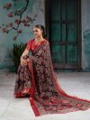 230 By Mahek Mass Mello Digital Printed Saree