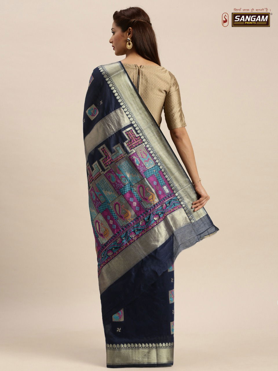 Sangam Baluchari New Collection Of Festival Wear Chanderi Cotton Saree Collection