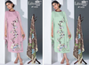 Laxuria Trendz 1455 Colours Georgette Kurti With Bottom Dupatta Exporters In India