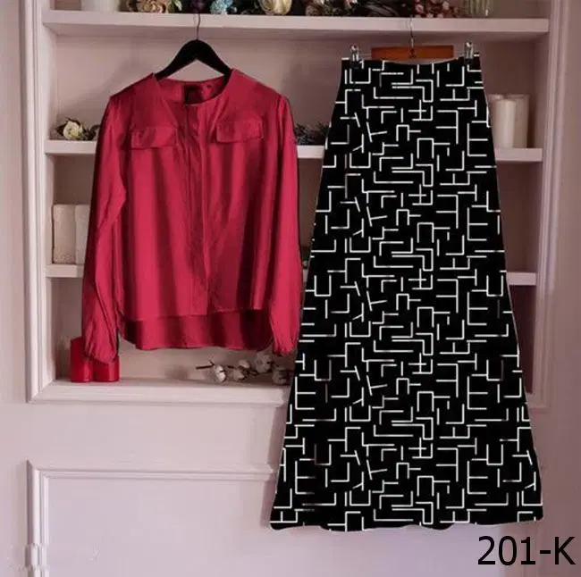 New Latest Designer Printed Casual Skirt With Top Collection 