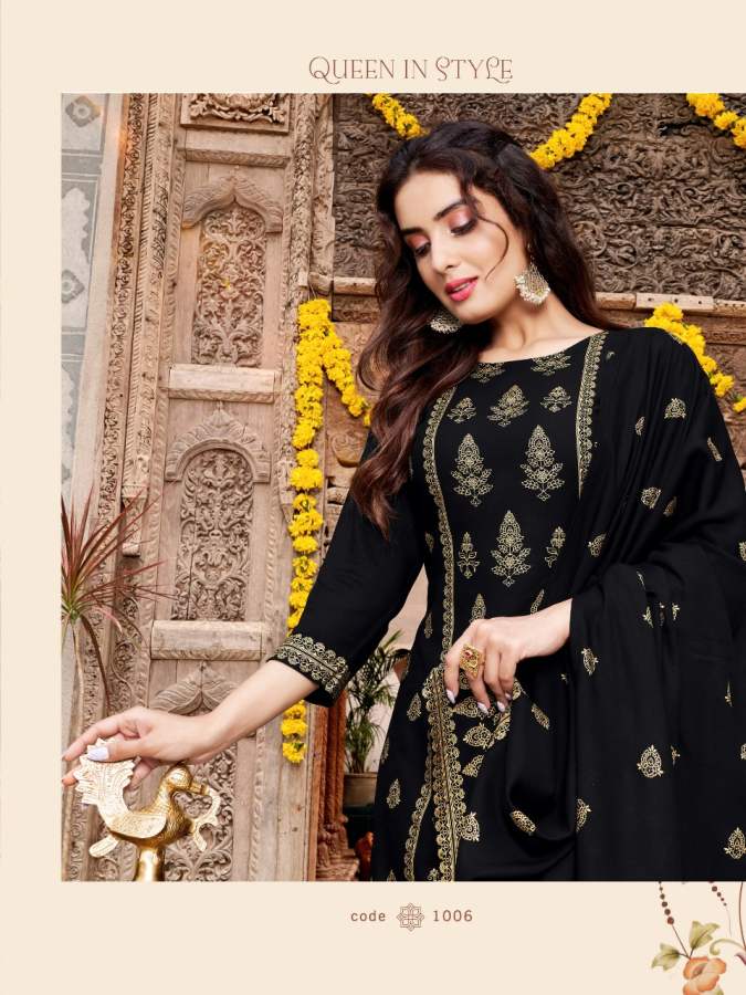 Banwery Parishi Latest Festival Wear Rayon Printed Designer Ready Made Suit Collection
