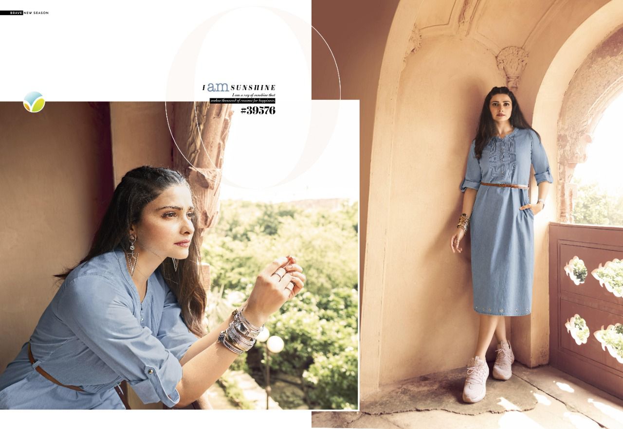 Vinay Tumbaa Denim 2 Exclusive Fancy Party Wear Denim Stylish Kurti Collection