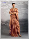 Izaah By Sethnic Burberry Chiffon Gold Shine Online Designer Saree Wholesale
