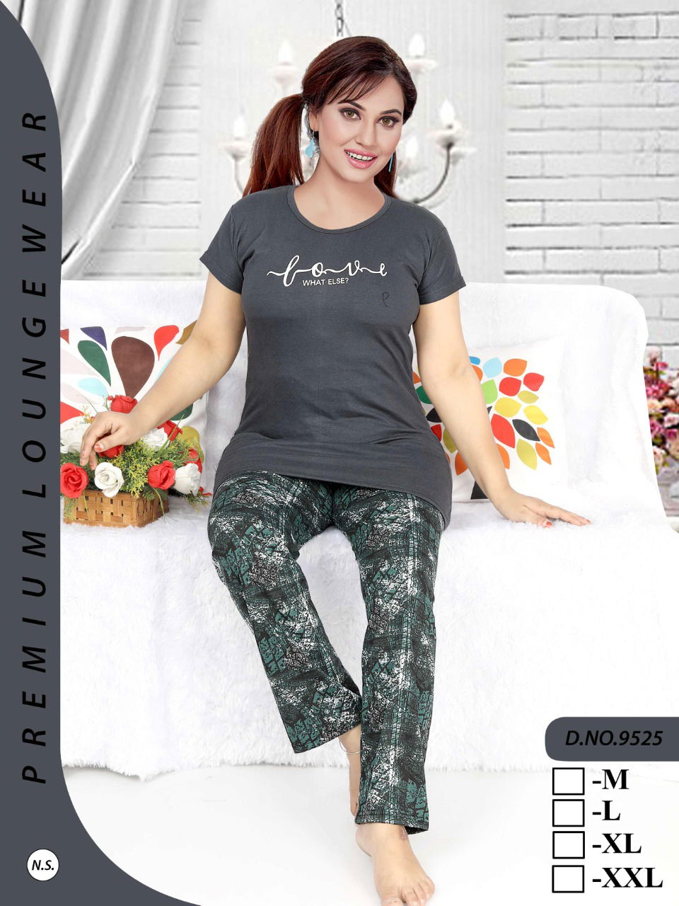 Medium Range 875 Hosiery Designer Night Wear Collection