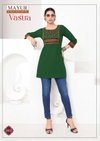 Vastra Vol 3 By Mayur Cotton Ajrak Printed Short Tops Wholesalers In Surat
