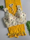 Khadi Hk 42 Vol 2 Khadi Cotton Saree With Cotton Blouse