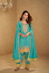 Nusrat By Gulkayra Shimmer Silk Embroidery Readymade Suits Wholesalers In Surat