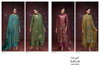 Aaliyah 3203 By Ganga Bemberg Silk Embroidered Suit Suppliers In India